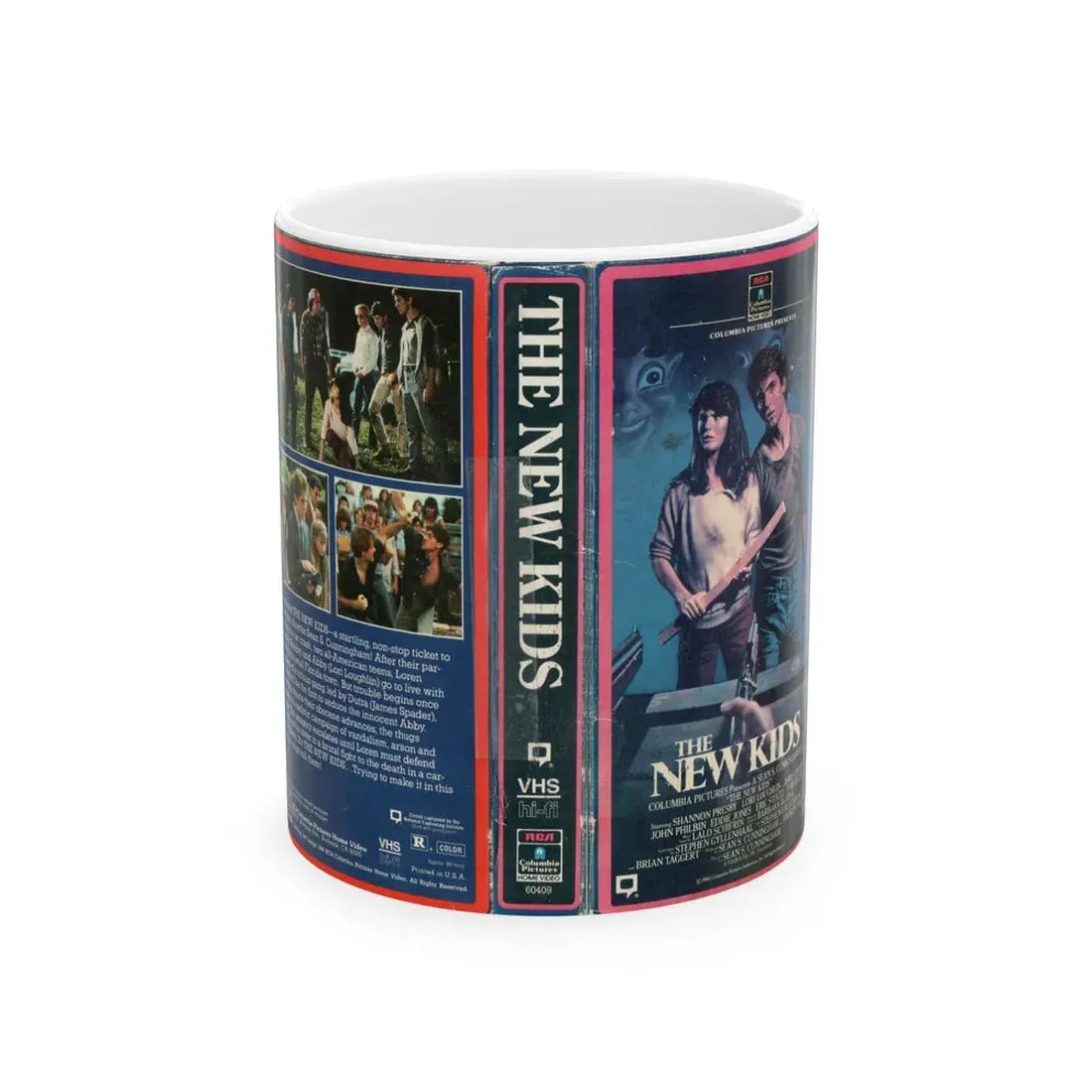 THE NEW KIDS (VHS COVER) - White Coffee Mug 11oz - Go Mug Yourself