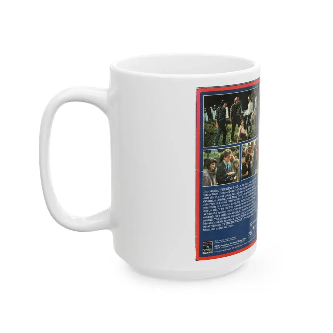 THE NEW KIDS (VHS COVER) - White Coffee Mug - Go Mug Yourself