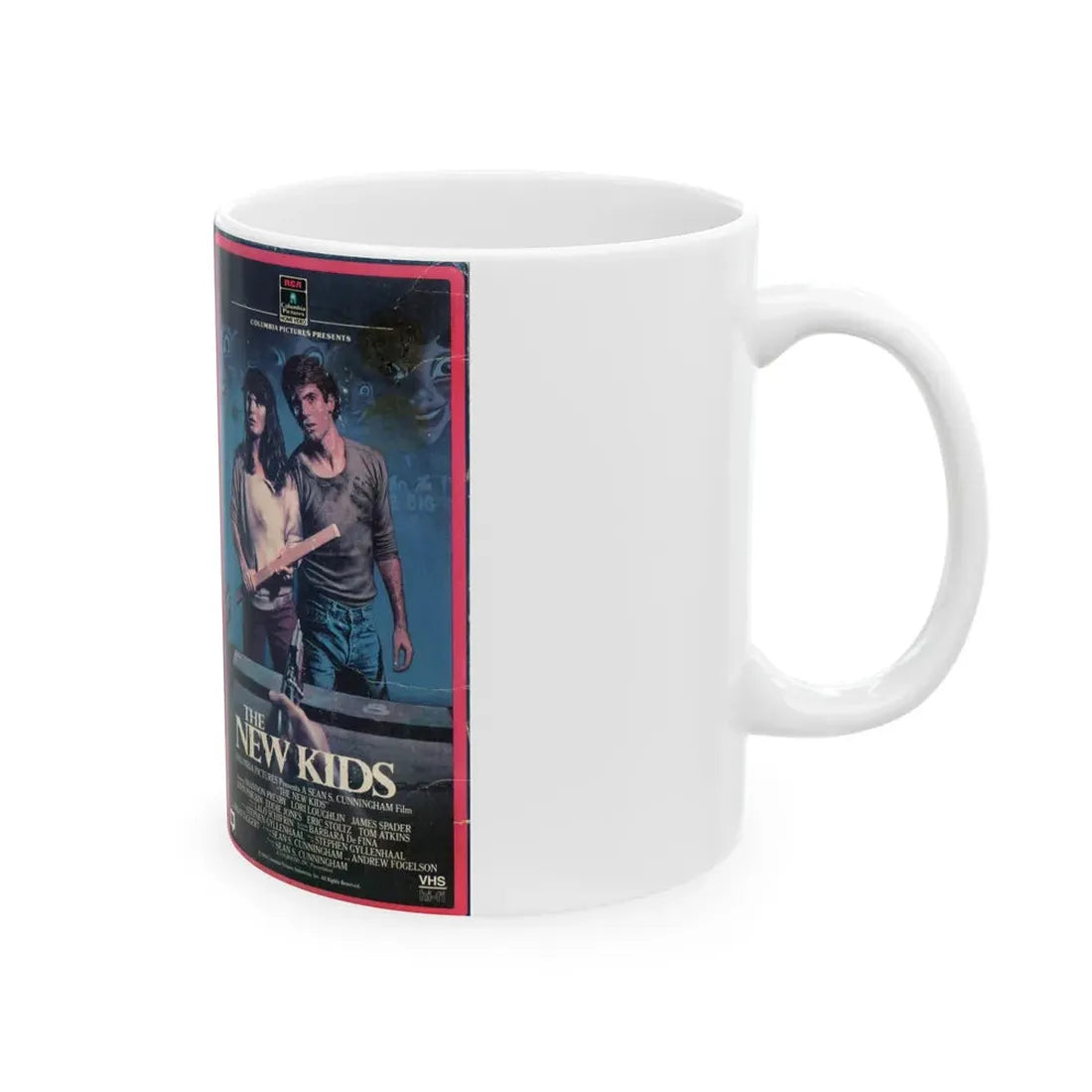 THE NEW KIDS (VHS COVER) - White Coffee Mug - Go Mug Yourself