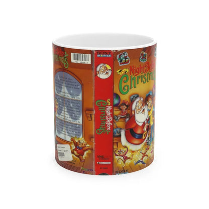 THE NIGHT BEFORE CHRISTMAS (VHS COVER) - White Coffee Mug 11oz - Go Mug Yourself