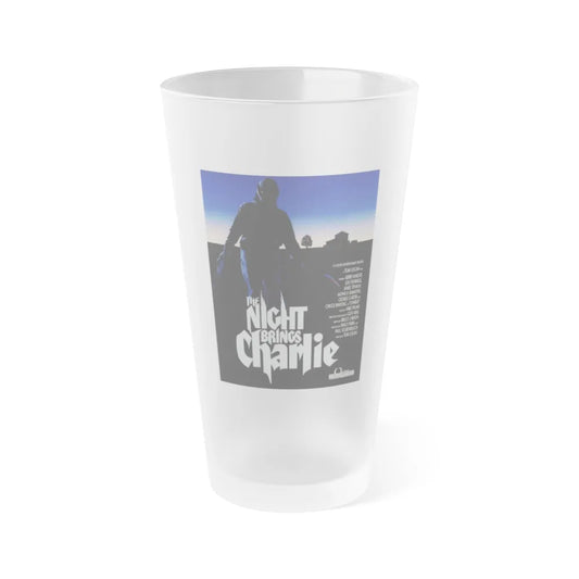 THE NIGHT BRINGS CHARLIE 1990 Movie Poster - Frosted Pint Glass 16oz-Go Mug Yourself