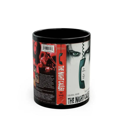 THE NIGHT CALLER (VHS COVER) - Black Coffee Mug 11oz - Go Mug Yourself