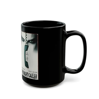 THE NIGHT CALLER (VHS COVER) - Black Coffee Mug - Go Mug Yourself