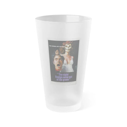 THE NIGHT EVELYN CAME OUT OF THE GRAVE 1971 Movie Poster - Frosted Pint Glass 16oz-Go Mug Yourself