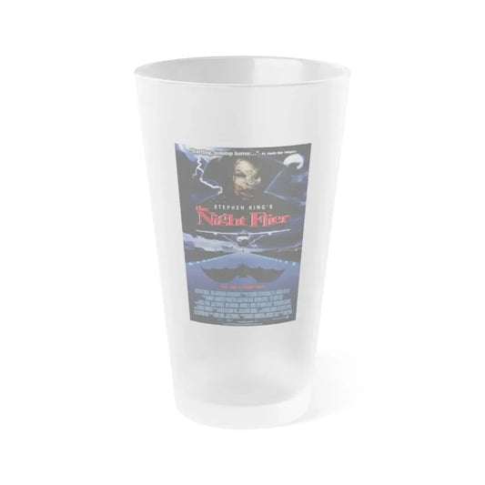 THE NIGHT FLIER 1997 Movie Poster - Frosted Pint Glass 16oz Default Title - Go Mug Yourself