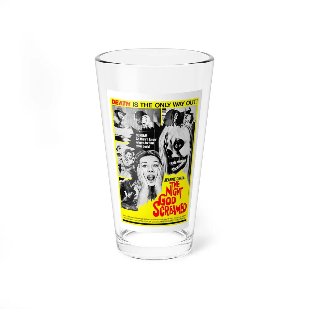 THE NIGHT GOD SCREAMED 1971 Movie Poster - Pint Glass 16oz-16oz-Go Mug Yourself