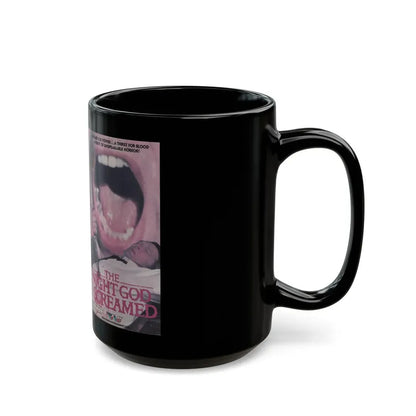 THE NIGHT GOD SCREAMED (VHS COVER) - Black Coffee Mug - Go Mug Yourself