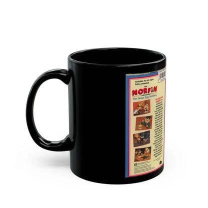 THE NORFIN ADVENTURES THE GREAT EGG ROBBERY (VHS COVER) - Black Coffee Mug - Go Mug Yourself