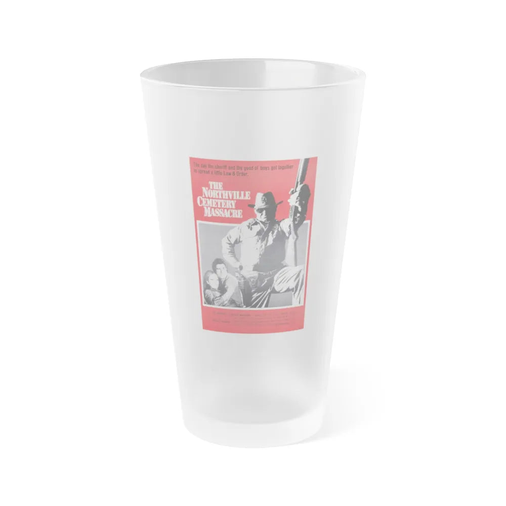 THE NORTHVILLE CEMETERY MASSACRE 1976 Movie Poster - Frosted Pint Glass 16oz-Go Mug Yourself