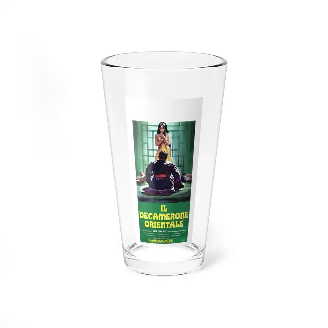 THE NOTORIOUS CONCUBINES (ITALIAN) 1968 Movie Poster - Pint Glass 16oz 16oz - Go Mug Yourself