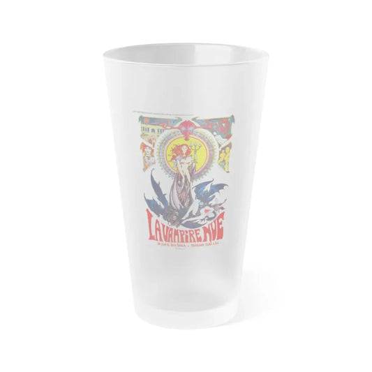THE NUDE VAMPIRE 1970 Movie Poster - Frosted Pint Glass 16oz Default Title - Go Mug Yourself