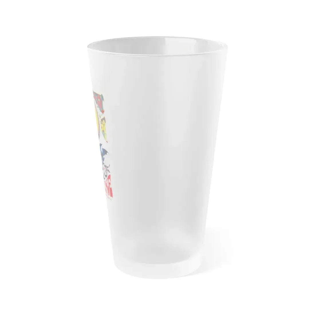 THE NUDE VAMPIRE 1970 Movie Poster - Frosted Pint Glass 16oz - Go Mug Yourself