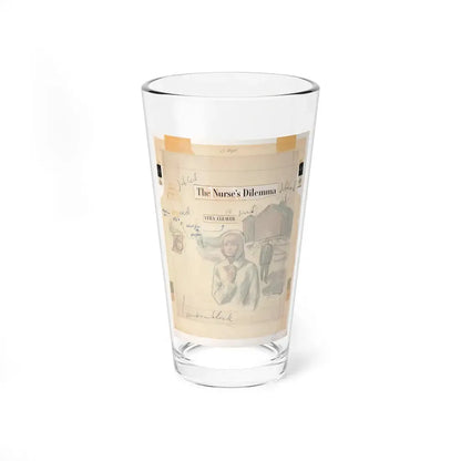 The Nurse's Dilemma by Vera Cleaver (Avalon Books, 1966) - Pint Glass 16oz 16oz - Go Mug Yourself