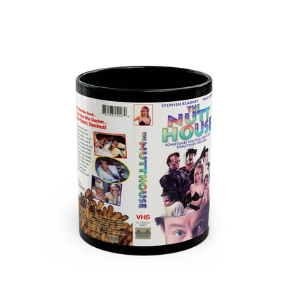 THE NUTT HOUSE (VHS COVER) - Black Coffee Mug-11oz-Go Mug Yourself