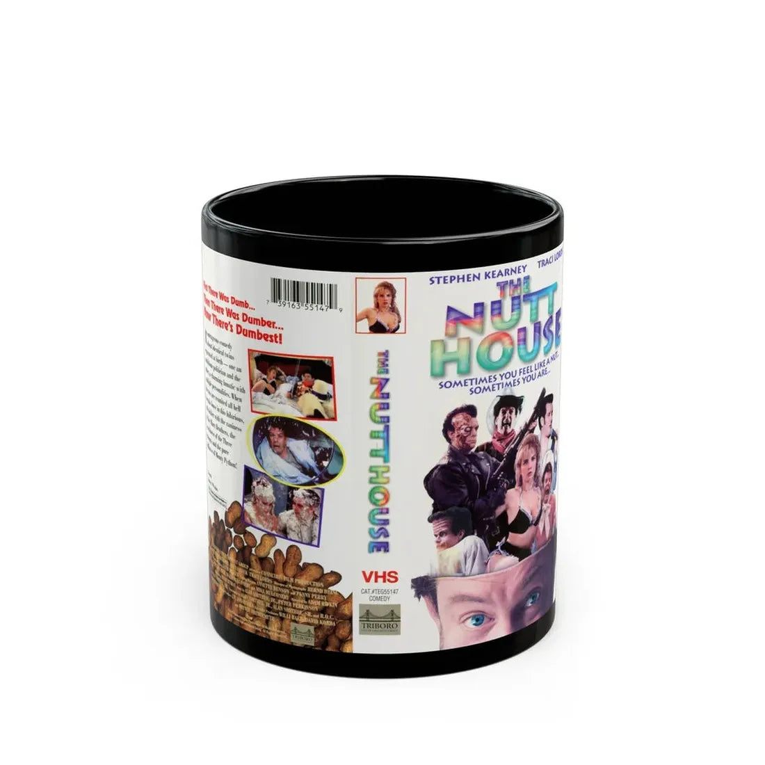 THE NUTT HOUSE (VHS COVER) - Black Coffee Mug 11oz - Go Mug Yourself