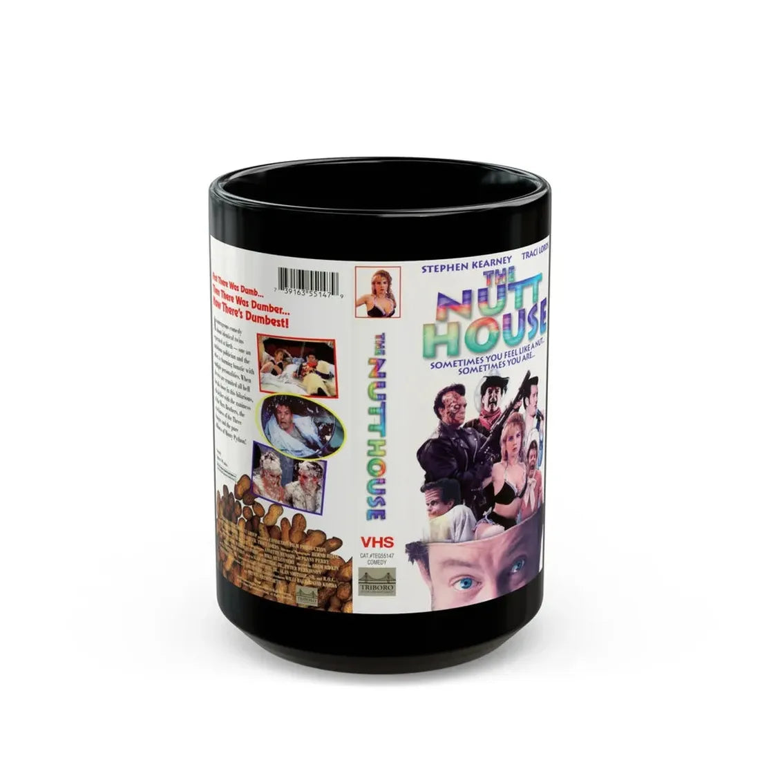 THE NUTT HOUSE (VHS COVER) - Black Coffee Mug 15oz - Go Mug Yourself