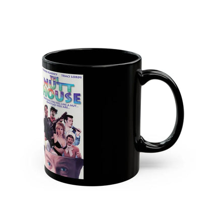 THE NUTT HOUSE (VHS COVER) - Black Coffee Mug-Go Mug Yourself