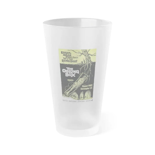 THE OBLONG BOX 1969 Movie Poster - Frosted Pint Glass 16oz Default Title - Go Mug Yourself
