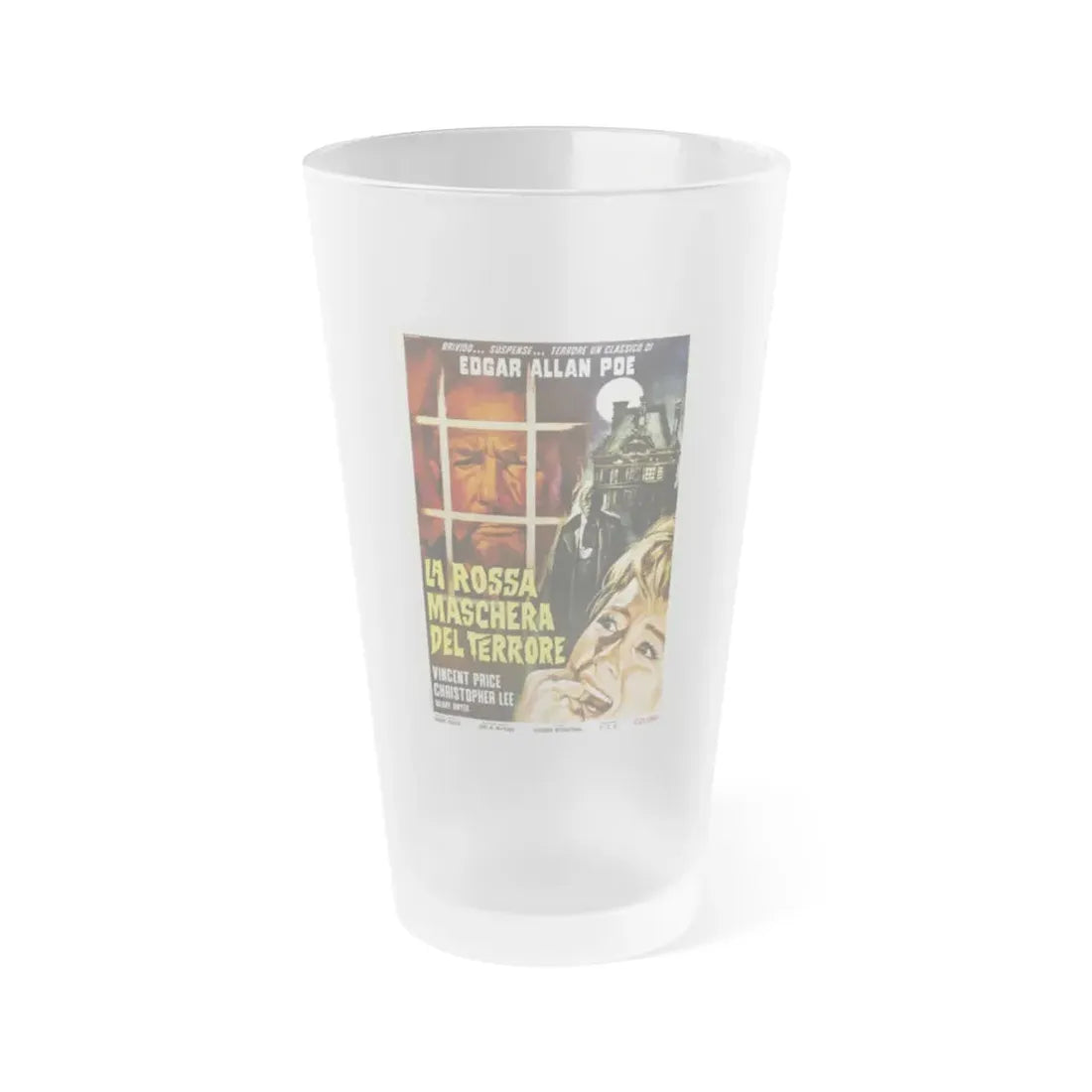 THE OBLONG BOX (ITALIAN 2) 1969 Movie Poster - Frosted Pint Glass 16oz Default Title - Go Mug Yourself