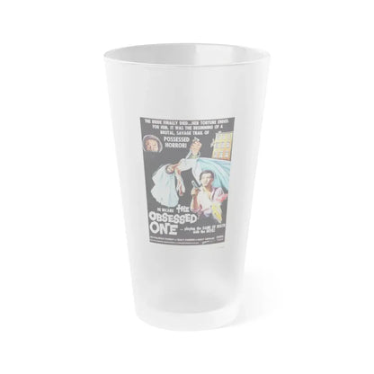 THE OBSESSED ONE 1974 Movie Poster - Frosted Pint Glass 16oz 16oz Frosted - Go Mug Yourself