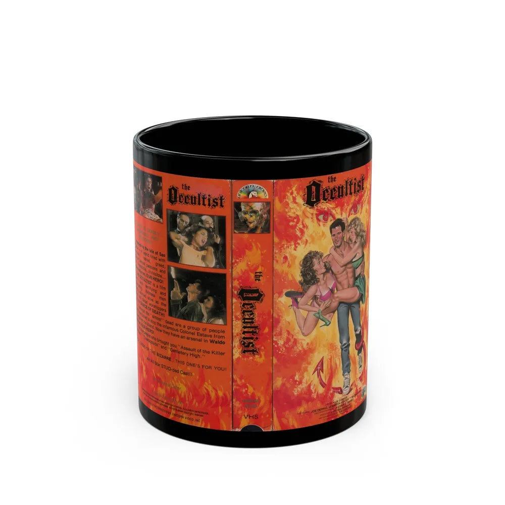 THE OCCULTIST (VHS COVER) - Black Coffee Mug-11oz-Go Mug Yourself