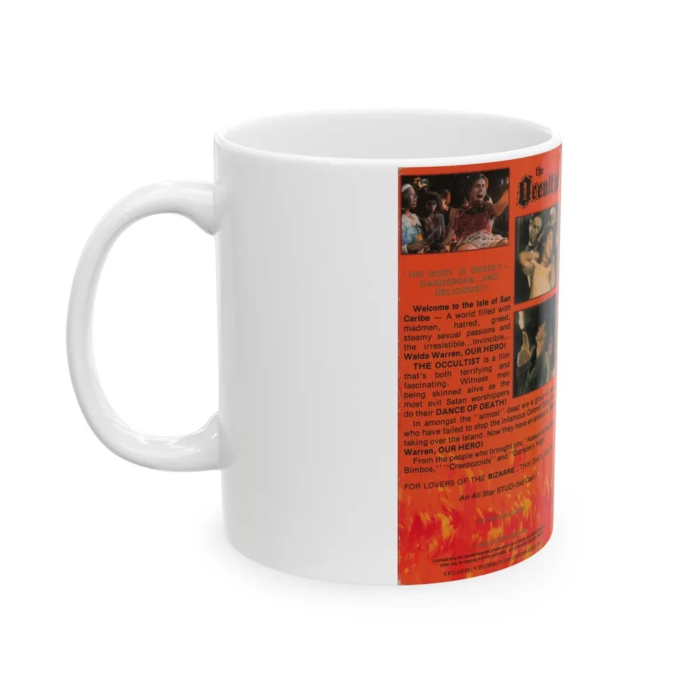 THE OCCULTIST (VHS COVER) - White Coffee Mug-Go Mug Yourself