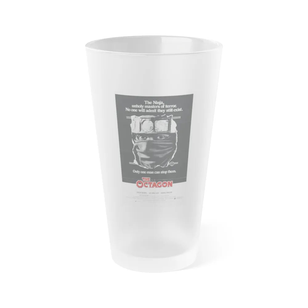 THE OCTAGON 1980 Movie Poster - Frosted Pint Glass 16oz-16oz-Frosted-Go Mug Yourself