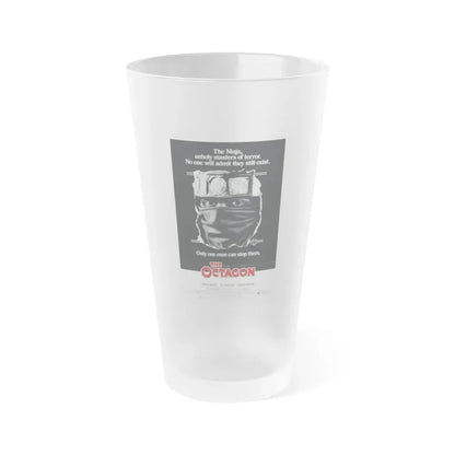THE OCTAGON 1980 Movie Poster - Frosted Pint Glass 16oz 16oz Frosted - Go Mug Yourself