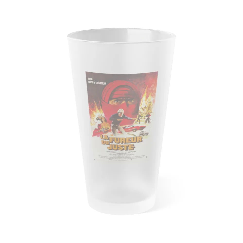 THE OCTAGON (FRANCE) 1980 Movie Poster - Frosted Pint Glass 16oz-16oz-Frosted-Go Mug Yourself