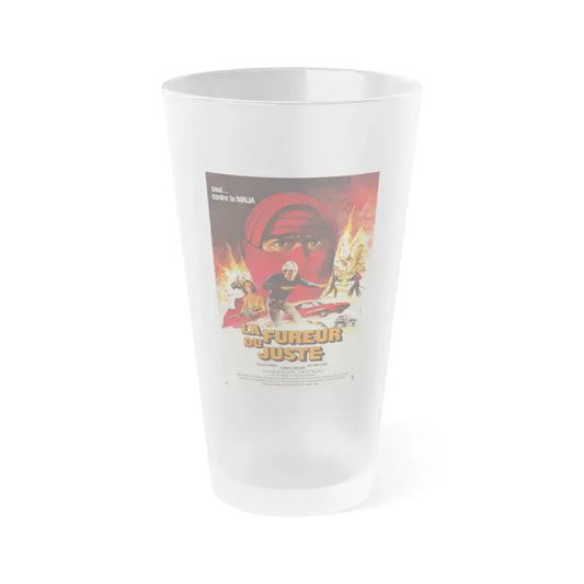 THE OCTAGON (FRANCE) 1980 Movie Poster - Frosted Pint Glass 16oz 16oz Frosted - Go Mug Yourself