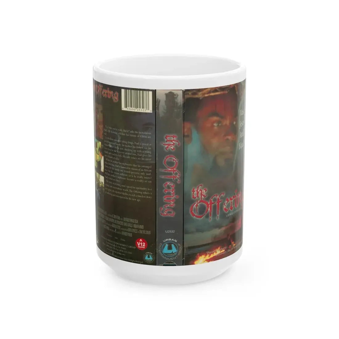 THE OFFERING (VHS COVER) - White Coffee Mug 15oz - Go Mug Yourself