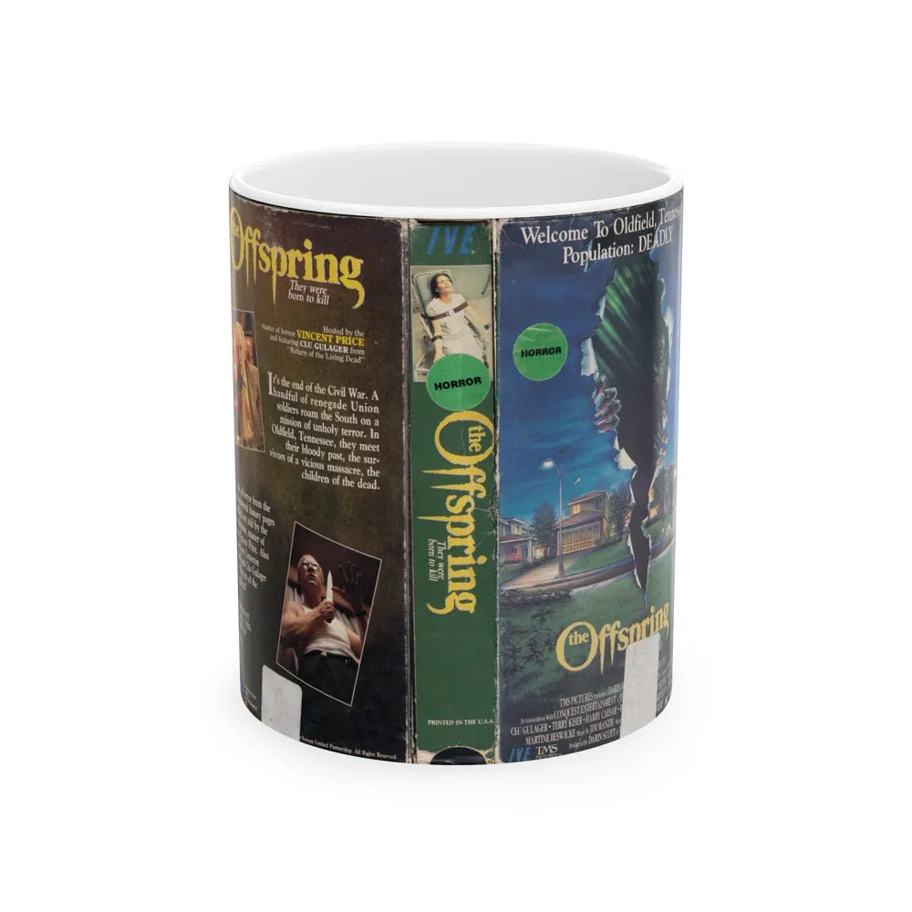 THE OFFSPRING (VHS COVER) - White Coffee Mug-11oz-Go Mug Yourself