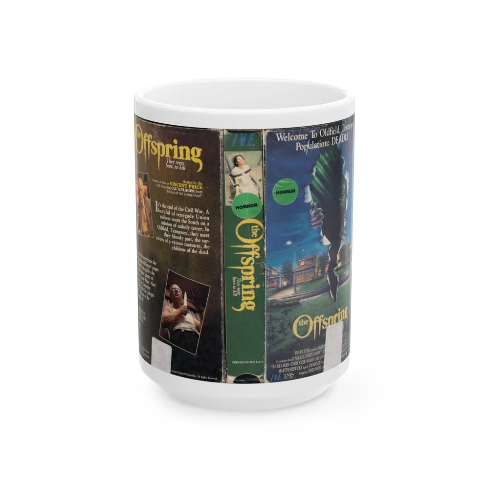 THE OFFSPRING (VHS COVER) - White Coffee Mug-15oz-Go Mug Yourself