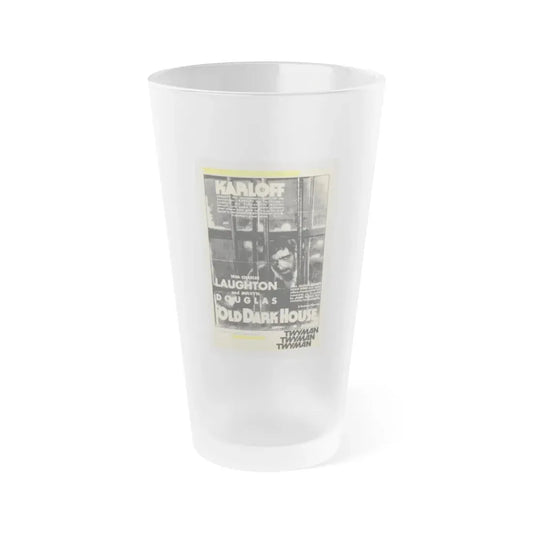 THE OLD DARK HOUSE 1932 Movie Poster - Frosted Pint Glass 16oz 16oz Frosted - Go Mug Yourself