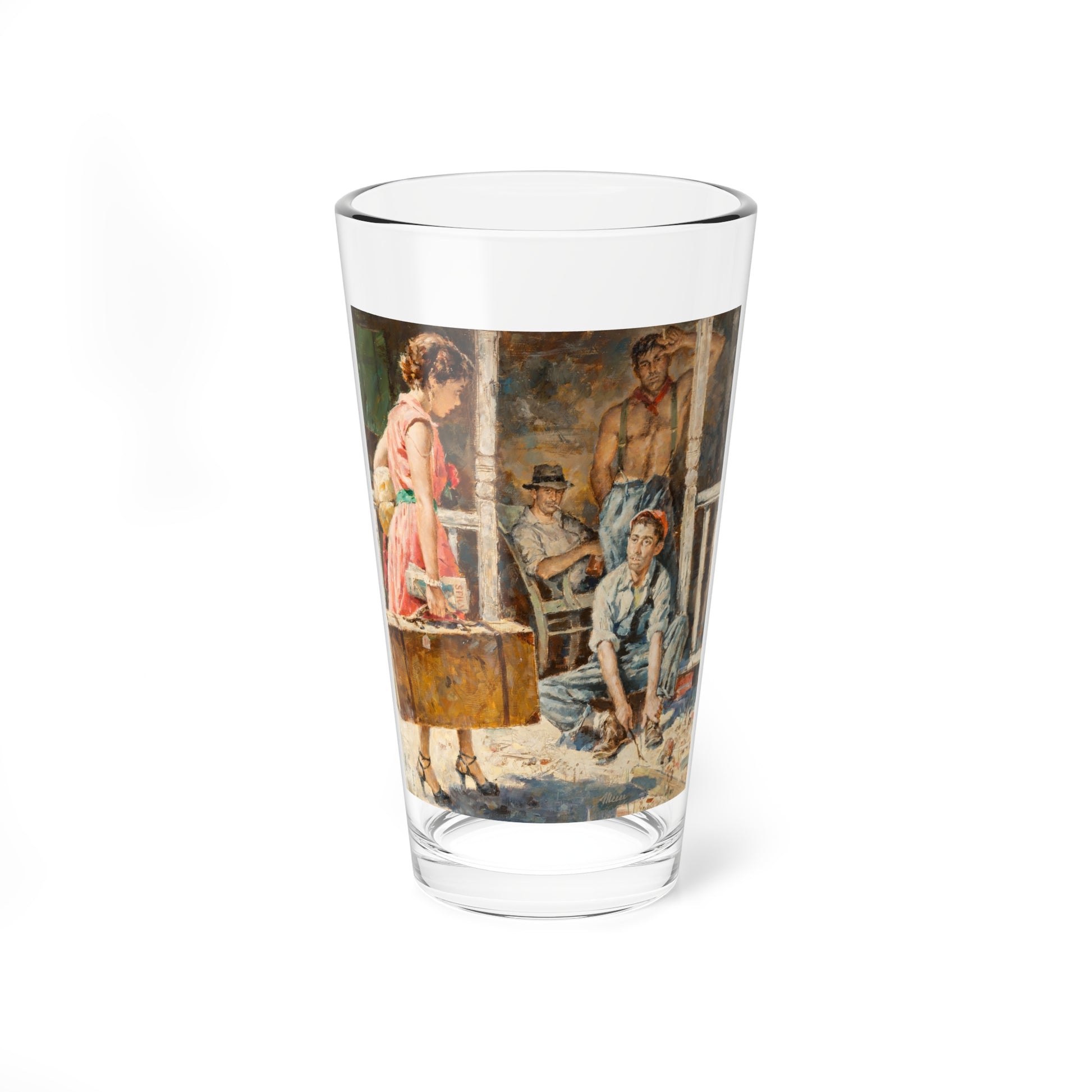 The Old Man's Place, paperback cover, 1953 - Pint Glass 16oz-16oz-Go Mug Yourself
