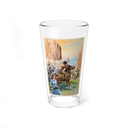 The Old West - Pint Glass 16oz 16oz - Go Mug Yourself