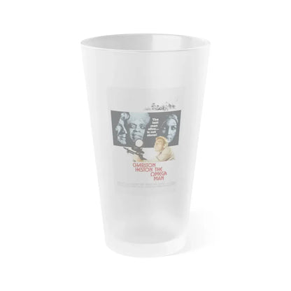 THE OMEGA MAN 1971 Movie Poster - Frosted Pint Glass 16oz Default Title - Go Mug Yourself