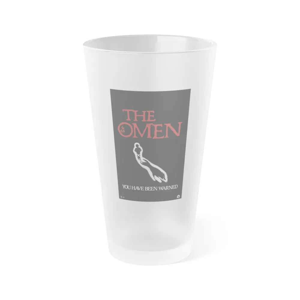 THE OMEN (TEASER) 1976 Movie Poster - Frosted Pint Glass 16oz-Go Mug Yourself