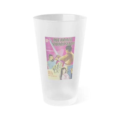 THE ONE-ARMED SWORDSMAN 1967 Movie Poster - Frosted Pint Glass 16oz Default Title - Go Mug Yourself