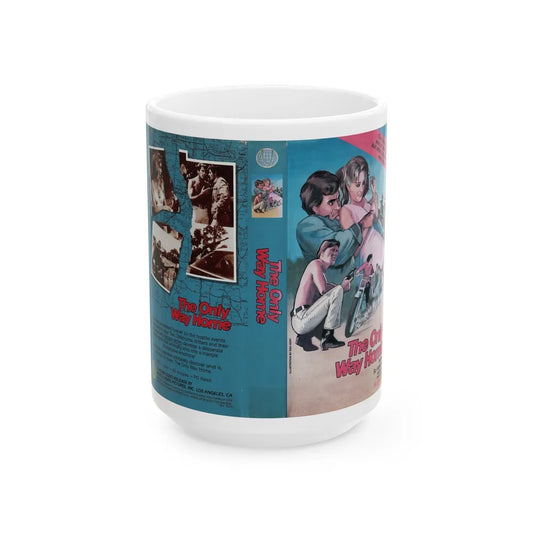 THE ONLY WAY HOME (VHS COVER) - White Coffee Mug-15oz-Go Mug Yourself