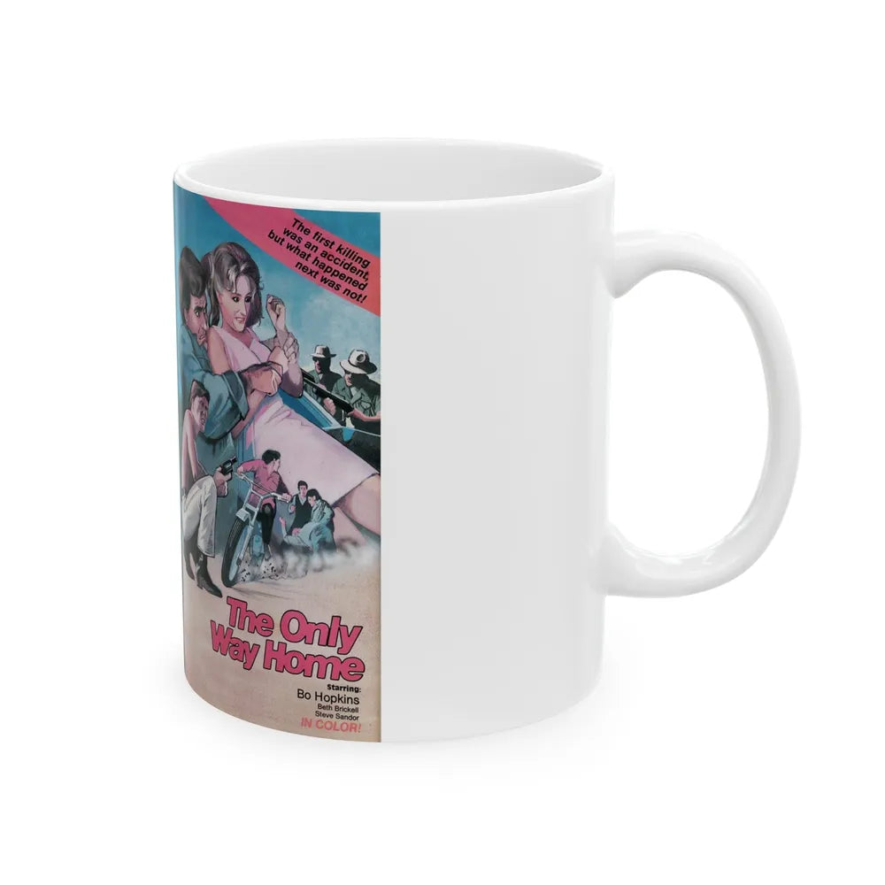 THE ONLY WAY HOME (VHS COVER) - White Coffee Mug-Go Mug Yourself