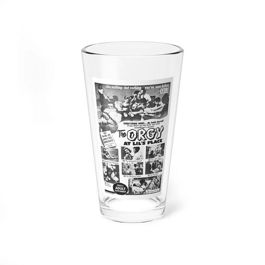 THE ORGY AT LIL'S PLACE 1963 Movie Poster - Pint Glass 16oz-16oz-Go Mug Yourself