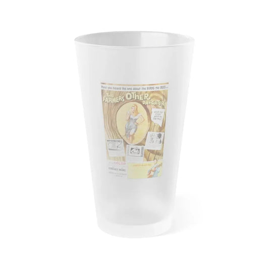 THE OTHER FARMER'S DAUGHTER 1965 Movie Poster - Frosted Pint Glass 16oz 16oz Frosted - Go Mug Yourself