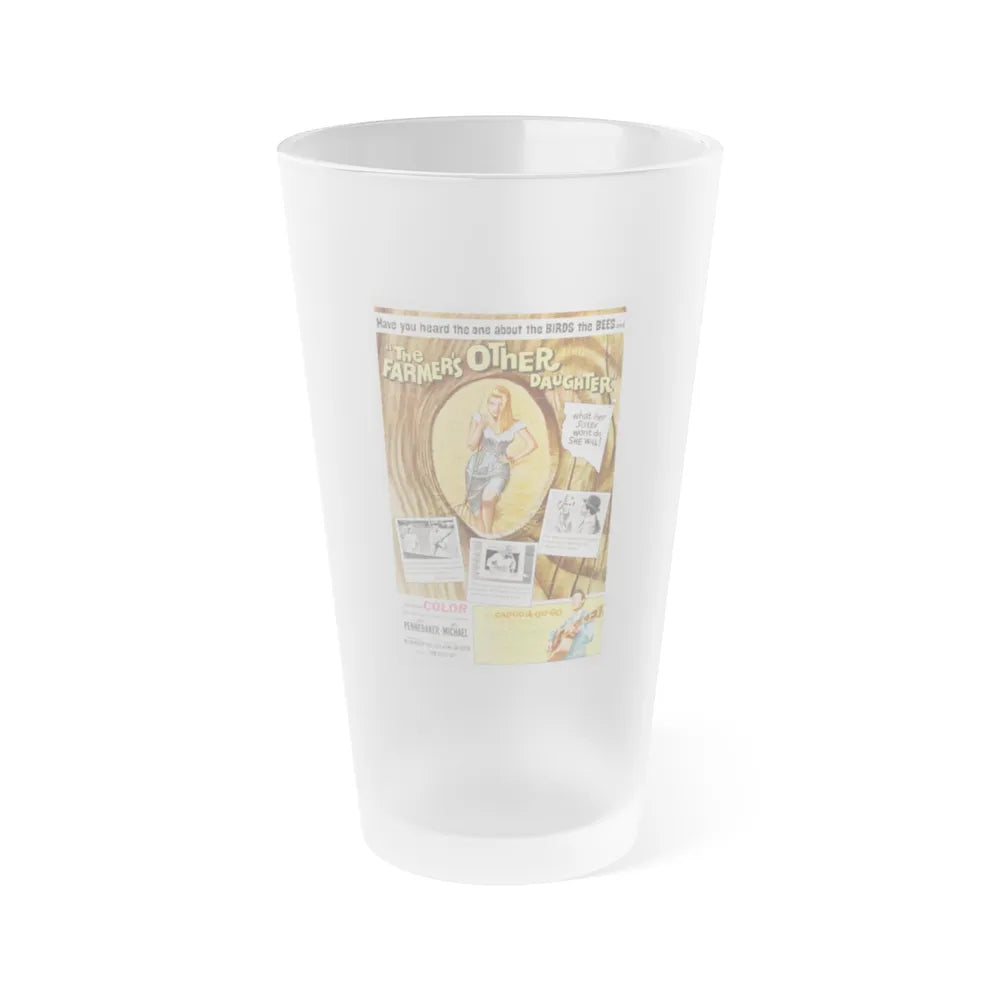 THE OTHER FARMER'S DAUGHTER 1965 Movie Poster - Frosted Pint Glass 16oz-16oz-Frosted-Go Mug Yourself