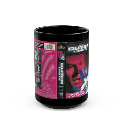 THE OUTER LIMITS DEMON WITH A GLASS HAND (VHS COVER) - Black Coffee Mug 15oz - Go Mug Yourself