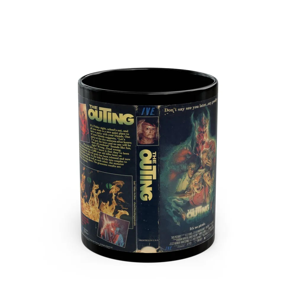 THE OUTING 2 (VHS COVER) - Black Coffee Mug-11oz-Go Mug Yourself