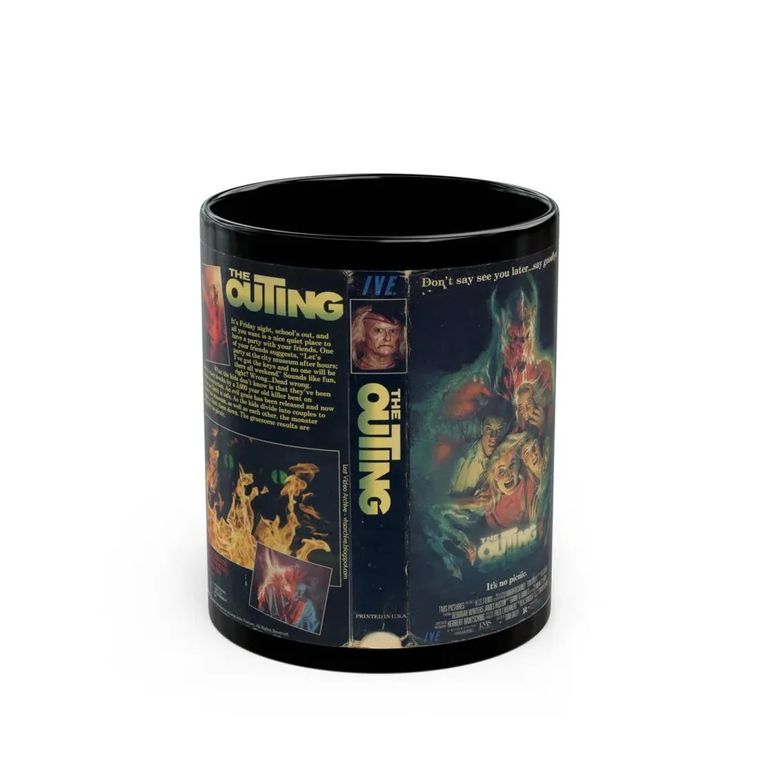 THE OUTING 2 (VHS COVER) - Black Coffee Mug 11oz - Go Mug Yourself