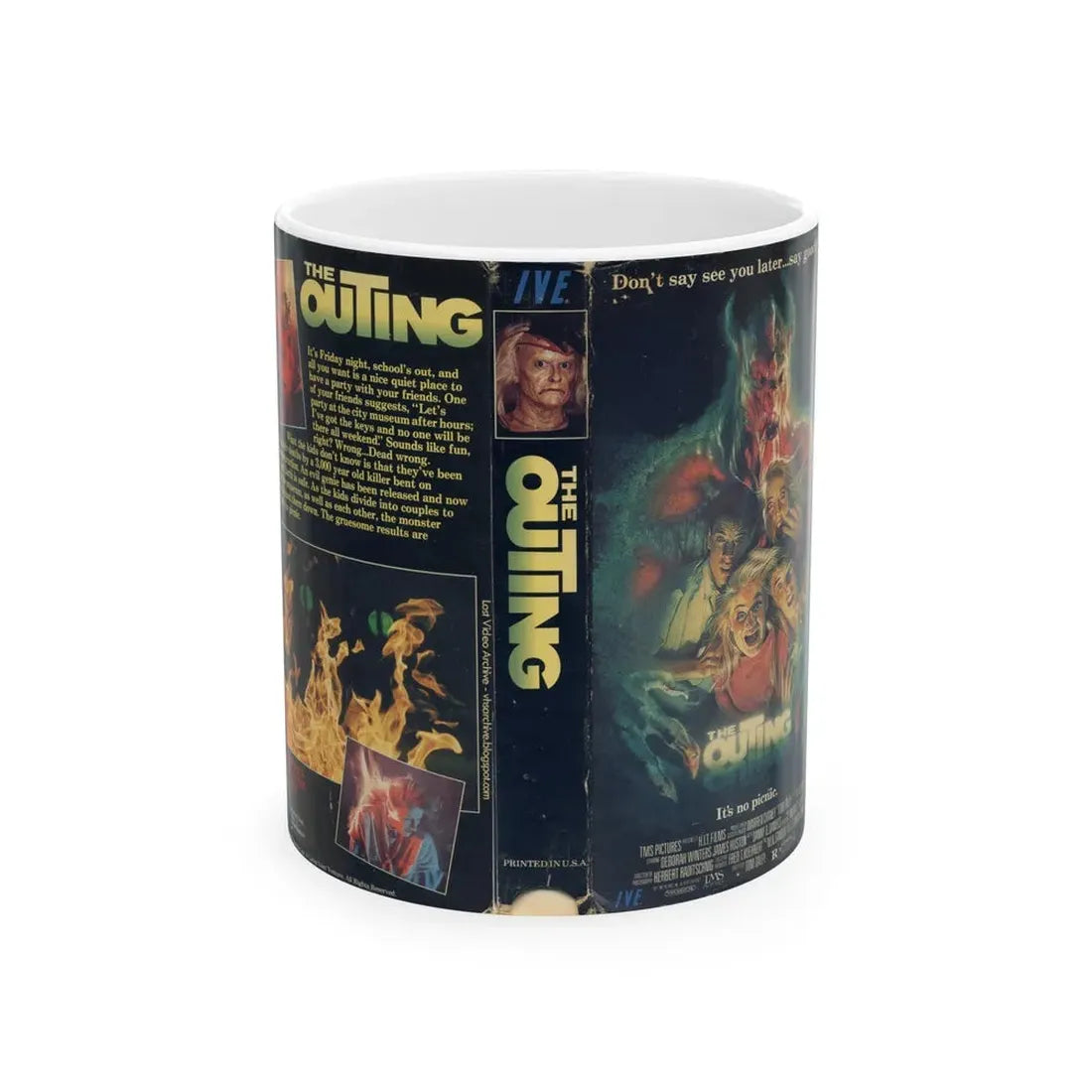 THE OUTING 2 (VHS COVER) - White Coffee Mug 11oz - Go Mug Yourself