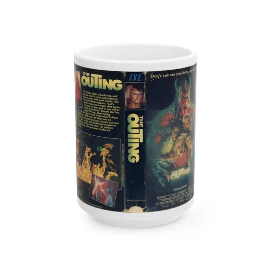 THE OUTING 2 (VHS COVER) - White Coffee Mug 15oz - Go Mug Yourself