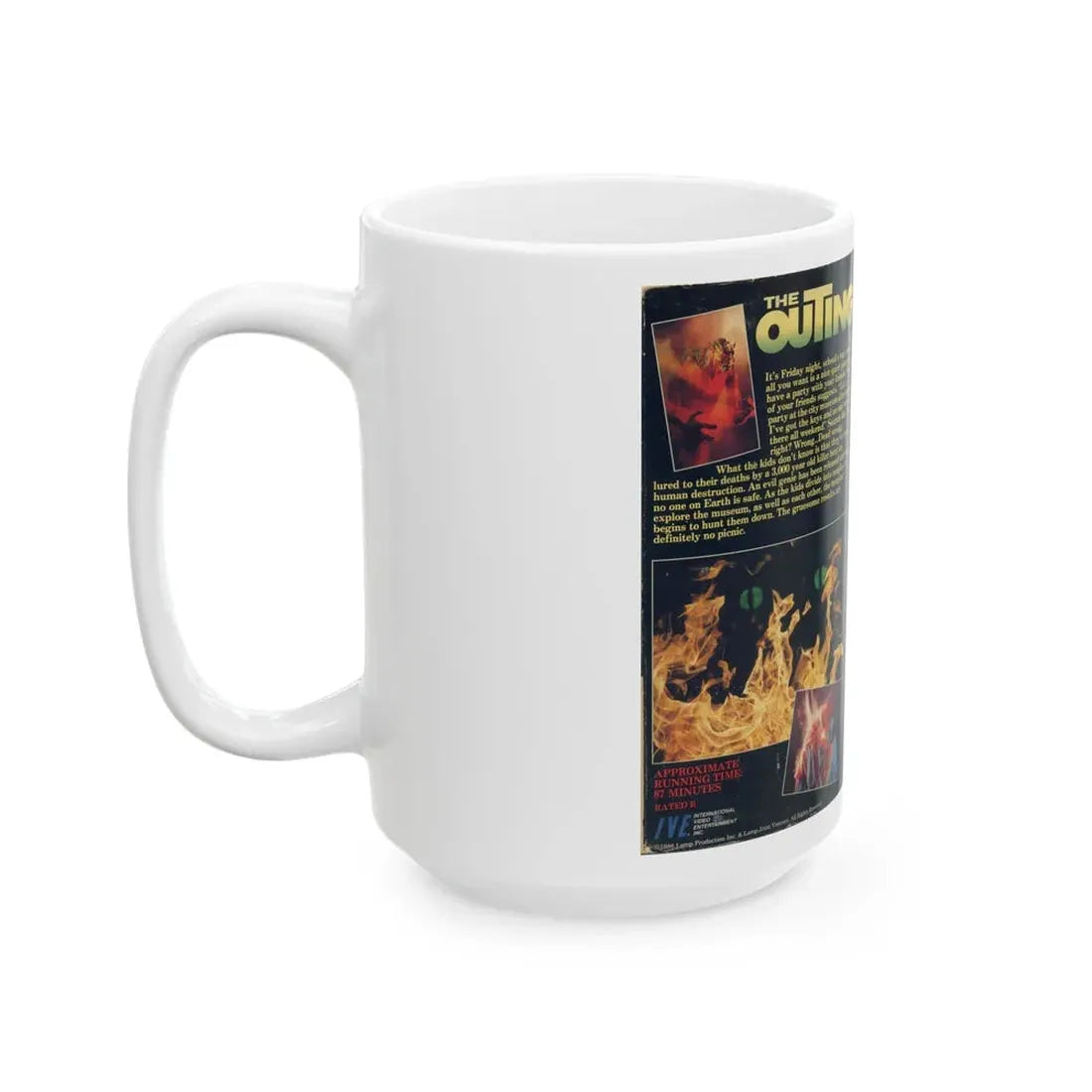 THE OUTING 2 (VHS COVER) - White Coffee Mug - Go Mug Yourself
